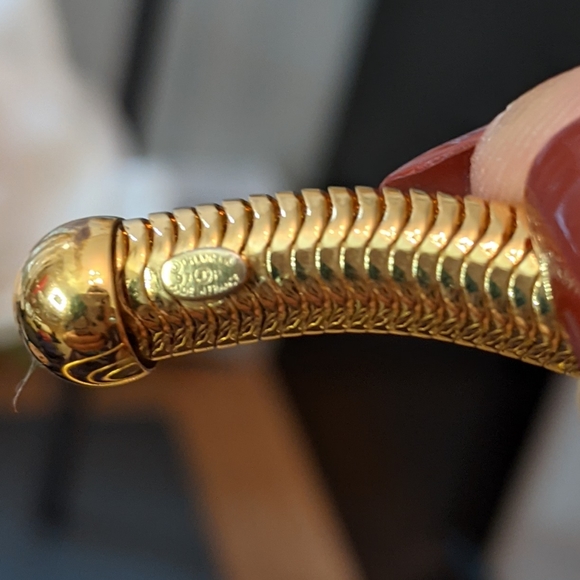 CHANEL Iconic Arm Cuff Bracelet Coil Spring 1997 - Picture 6 of 12